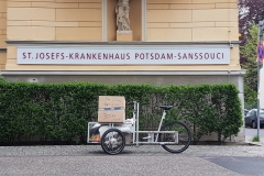 Auslieferung von 300 Face Shields für das St. Josefs Krankenhaus